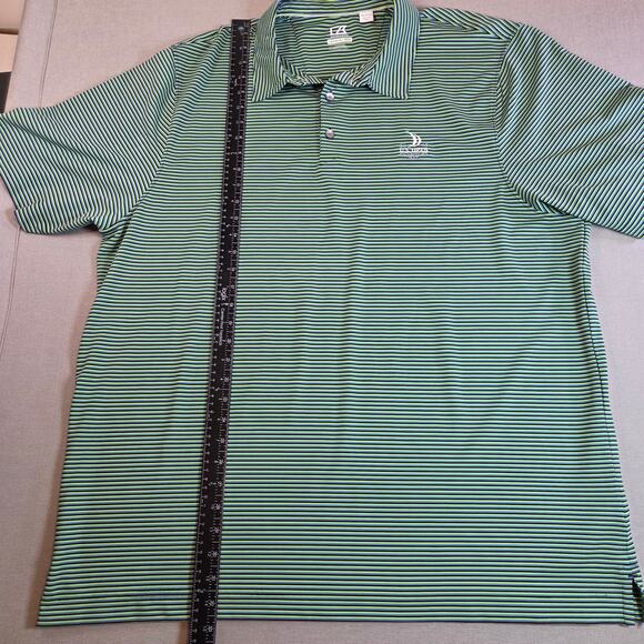 Cutter & Buck DryTec Polo XXL U.S. Open 2015 Chambers Bay Stripe Shirt - Picture 8 of 12